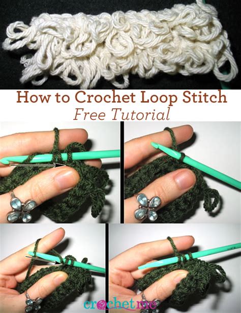 Free Loop Stitch Tutorial: Learn How to Loop Stitch Crochet - Interweave