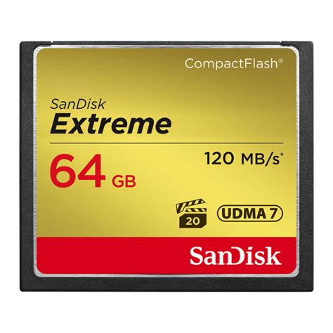 64GB Sandisk CF Memory Card (Compact Flash) - Soho Broadcast