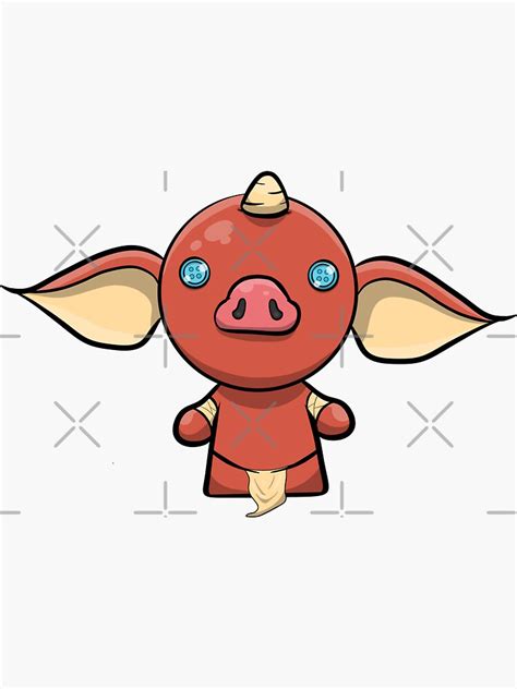 "Red Bokoblin" Sticker for Sale by ItsMyArtYaFoo | Redbubble