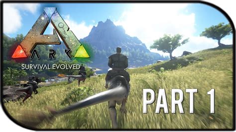 ARK: Survival Evolved Gameplay Part 1 - "Starting out Fresh!" (Basic ...