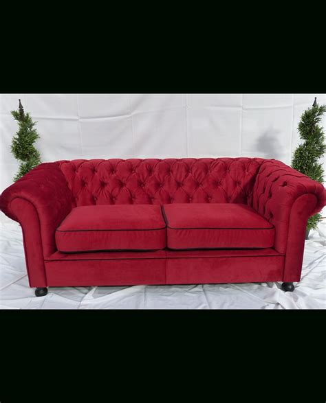 The 15 Best Collection of Red Chesterfield Sofas