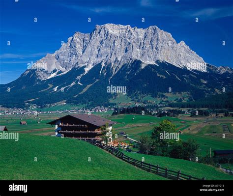 Zugspitze highest mountain in Germany Stock Photo - Alamy