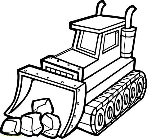 Bulldozer clipart black and white, Bulldozer black and white ...