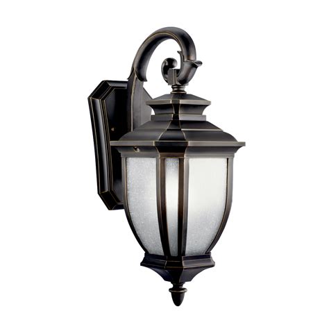 Salisbury 1 Light Fluorescent Outdoor Wall Light in Rubbed Bronze (RZ) Front Porch Lighting ...