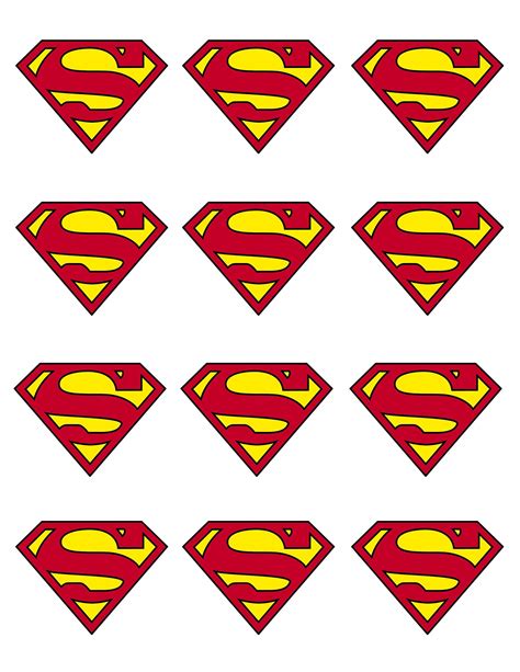 Large Printable Superman Logo - Printable Word Searches