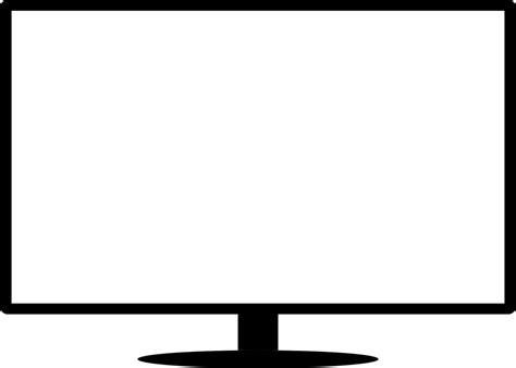 Blank modern tv screen template 25411146 Vector Art at Vecteezy