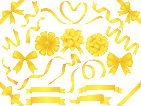 Yellow Ribbon Vector Art, Icons, and Graphics for Free Download