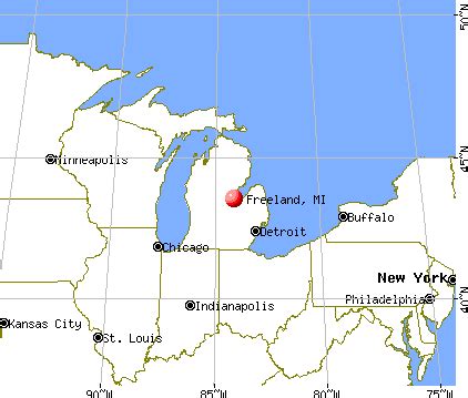 Freeland, Michigan (MI 48603, 48623) profile: population, maps, real ...