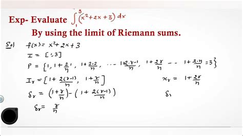 Mastering Real Analysis: Solving Riemann Sum & Integral Examples - YouTube