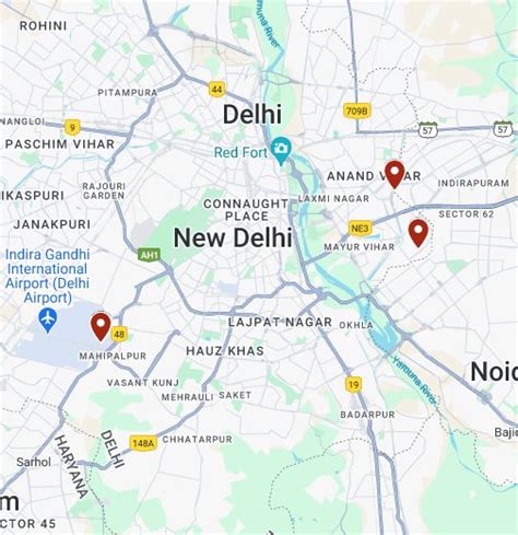 Delhi - Google My Maps