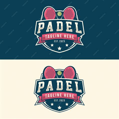 Premium Vector | Padel logo badge emblem Sports label vector ...