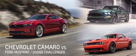 Camaro Vs Mustang Vs Challenger Interior