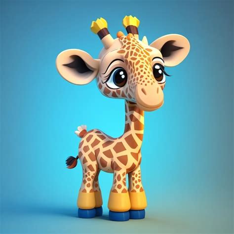 Premium AI Image | girafe baby giraffe somali giraffe giraffe