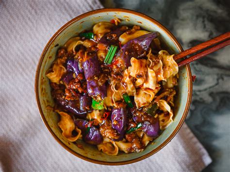 Mapo Eggplant Noodles ft. Dried Knife-Cut Noodles | The Mala Market