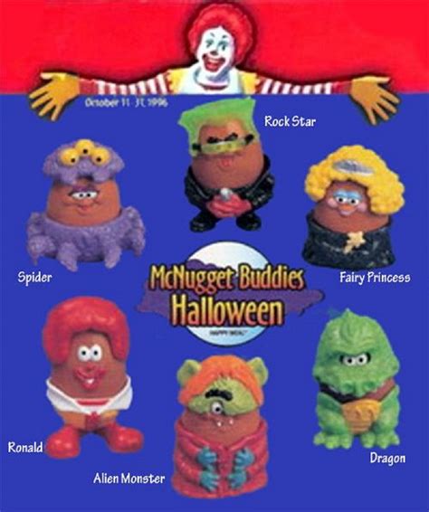 Mcdonald's Halloween Mcnugget Buddies 1996 DRAGON Happy Meal Toy - Etsy