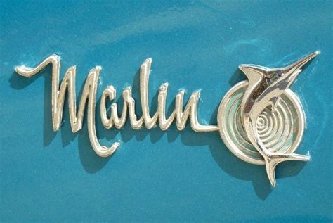 Marlin Rambler car emblem logo | Car emblem, Car lettering, Hood ornaments