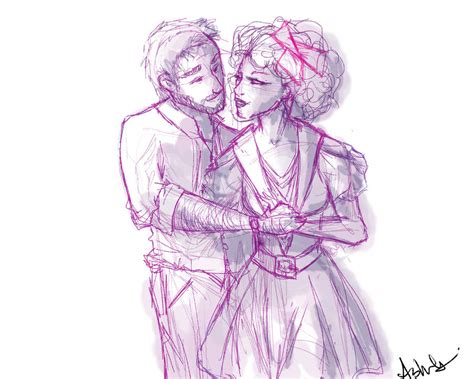 Haymitch and Effie Quick Sketch by MissProcrastination on DeviantArt