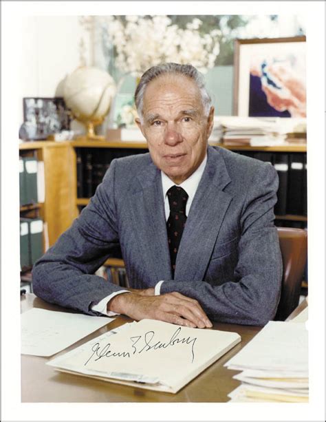 Glenn T. Seaborg - Autographed Signed Photograph | HistoryForSale Item 192188