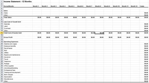 income statement sample excel — excelxo.com