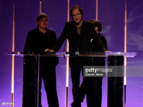 The Kinks band members Mick Avory and Ray Davies receive an award for... News Photo - Getty Images