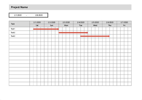 Simple Gantt Chart Template with Excel | Free Download