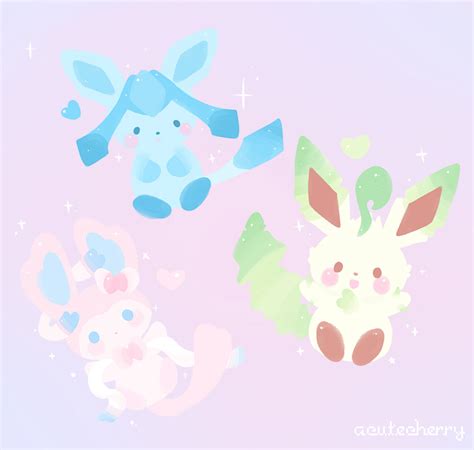 Sylveon And Glaceon Cute Deviantart is the world s largest online social community for artists ...