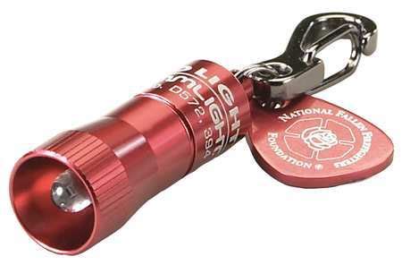 Streamlight Industrial Keychain Flashlight, LED, Red 73005 | Zoro.com