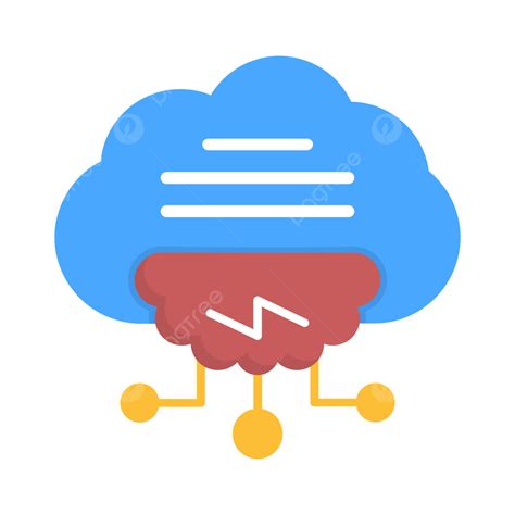 Computing Cloud Flat Icon Vector, Cloud, Computing, Connection PNG and Vector with Transparent ...