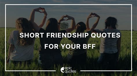 Short Friendship Quotes and Captions For Your BFF