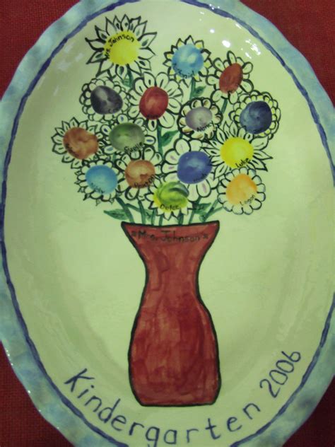 Kinder plate 2006 | School auction projects, Auction projects, School auction