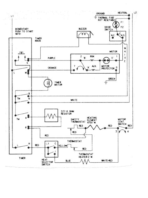 Wiring Diagram For Maytag Centennial Dryer - Wiring Flow Schema