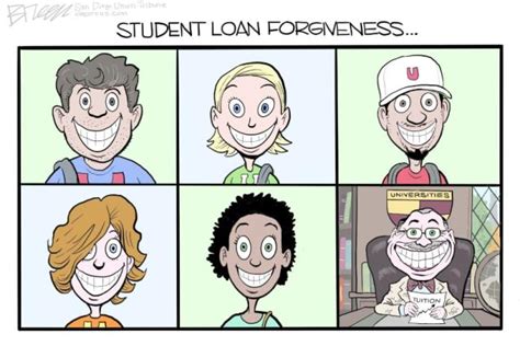 7 cartoons about Biden's student debt relief