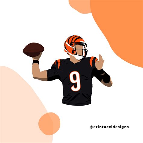 Joe Burrow Sticker Cincinnati Bengals Cincinnati Bengals - Etsy