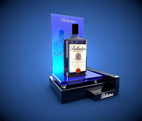 Client: Ballantines - Pernod RicardProject: Exhibition / POSM Display Bottle Stand Display, Pos ...