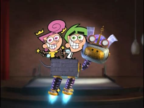 Image - Jimmy Neutron Goddard with Cosmo & Wanda on his back.jpg ...