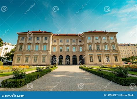 Palace of Liechtenstein in Vienna, Austria Stock Image - Image of rstengasse, summer: 100385607