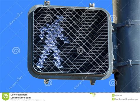 Crosswalk sign stock photo. Image of figure, emitting - 47001388