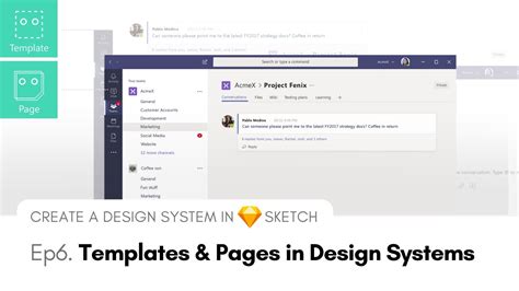 Templates and Pages in Design Systems - Create a Design System in Sketch, Ep6 - YouTube