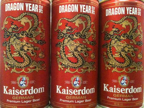 Kaiserdom Beer 2012 Chinese Dragon Year 1L Can - Chengdu Expat ...