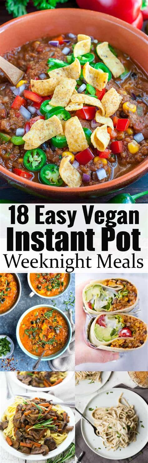 18 Easy Vegan Instant Pot Recipes for Weeknights - Vegan Heaven