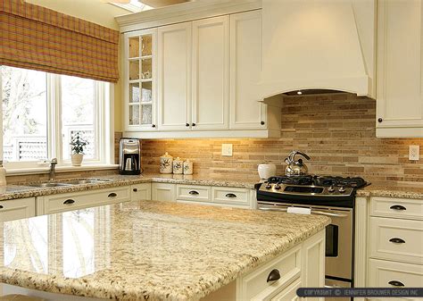 Travertine Glass Backsplash Ideas and Photos | Backsplash.com