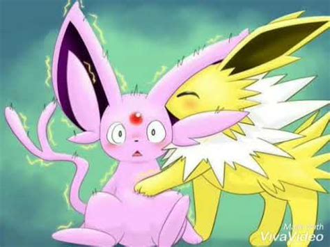 Espeon x Jolteon 💛💜 - YouTube