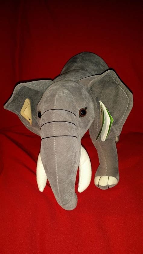 NWT Original Elephant WWF Anna club plush w booklet & leather tag ...