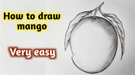 How to draw mango step by step ||Gali Gali Art || - YouTube