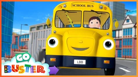 Wheels on the Bus - Part 16 | Go Buster Official | Nursery Rhymes ...