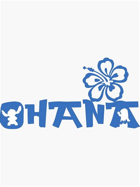 "Ohana" Sticker for Sale by terlan | Lilo and stitch drawings, Lilo and stitch ohana, Lilo en stitch