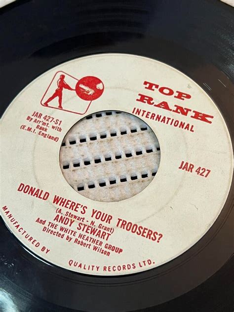 Andy Stewart – Donald Where's Your Troosers?/ Dancing In Kyle VG+ Vinyl ...