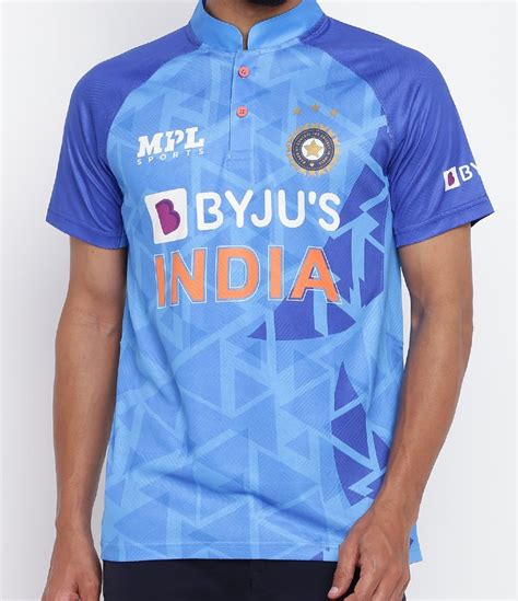 New India T20 World Cup Jersey 2022 | BYJU’S India Cricket T20 WC Shirt 2022 MPL Sports | The ...