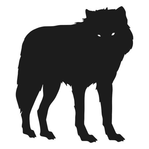 Wolf standing silhouette wolf - Transparent PNG & SVG vector file