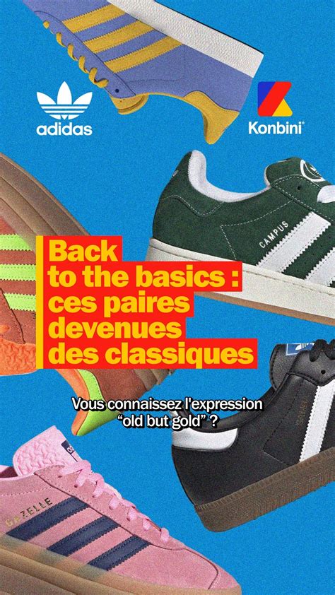 Konbini x Adidas présentent : Back to the basics | THEY’RE BACK ! 3 des ...